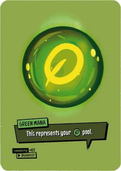 Magic: The Gathering Green Mana Counter