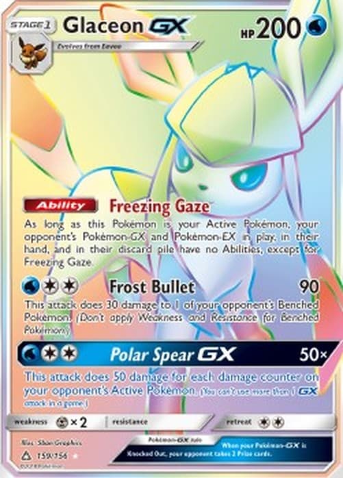Pokemon Glaceon GX