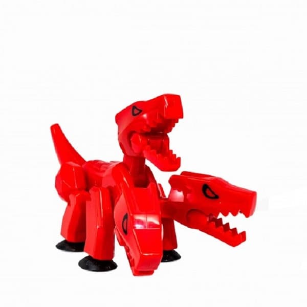 Stikbot Mega 3-Headed Red Dragon Figurine with Suction Cups