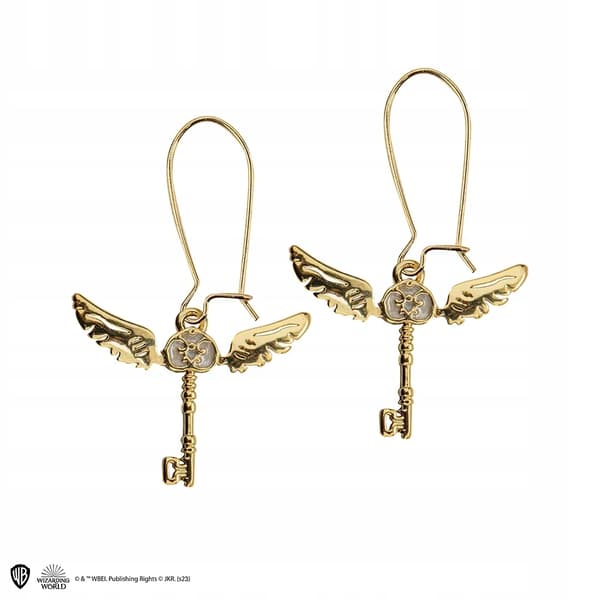 Flying Key Earrings, Harry Potter