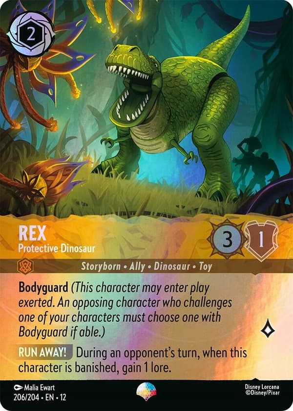 Disney Lorcana: Rex – Protective Dinosaur (Epic) (12WIL)