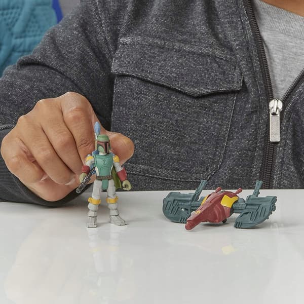 STAR WARS MISSION FLEET BOB FETT FIGURE + BACKPACK