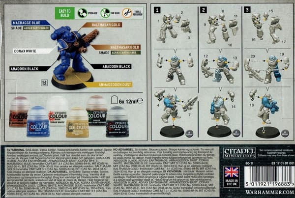 Space Marines: Infernus Marines + färgsats
