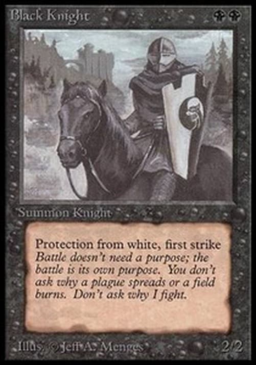 Magic: The Gathering Black Knight