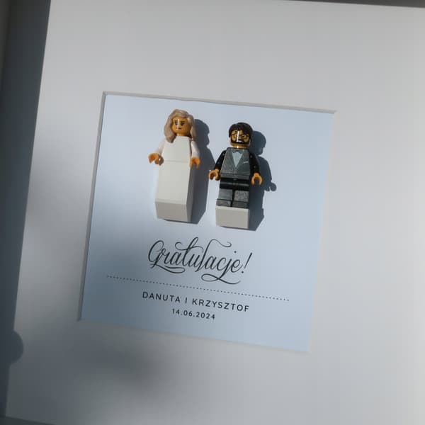 WEDDING FRAME – A WEDDING GIFT FEATURING LEGO FIGURES