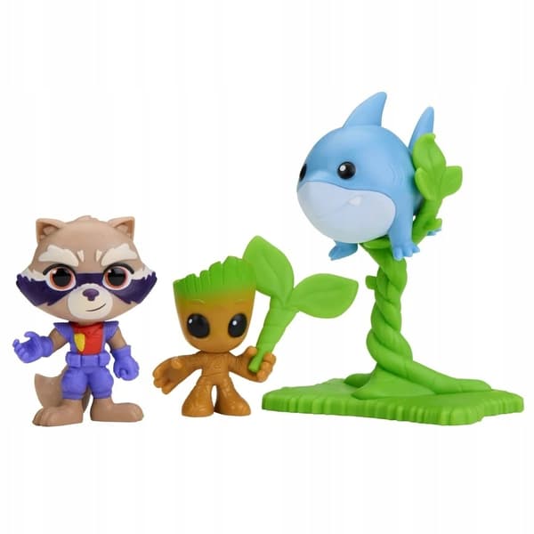 Disney Rocket, Groot and Jeff the Shark Figures 3-Pack – Spidey Hasbro G3045