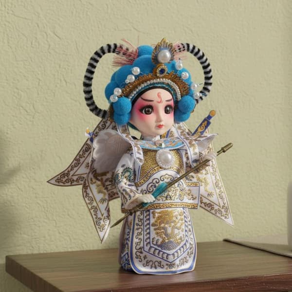 Gift idea for dolls: Doll figurine; Small, space-saving decoration; 7-inch Tang figurine