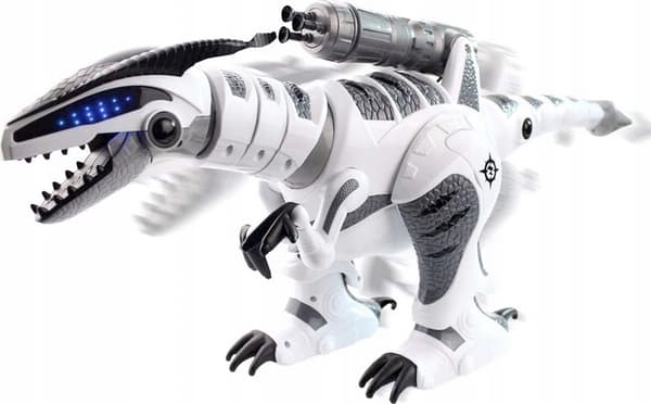 LARGE INTERACTIVE DINOSAUR – A SMART, REMOTE-CONTROLLED ROBOT THAT SHOOTS AND WALKS