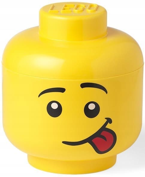 LEGO Medium Silly Tongue Head, Gapcio, 16 cm. Container, Size S