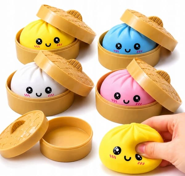 SQUISHY DUMPLING STRESS BALL 6-piece set – Toy Dumpling Set