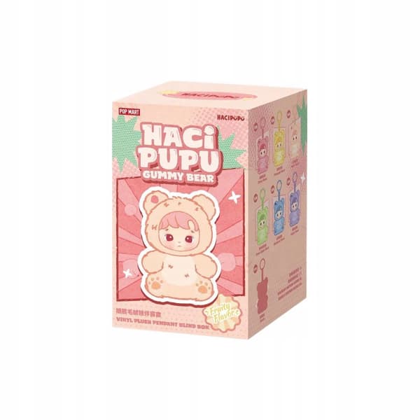 HACI PUPU GUMMY BEAR – soft toy monster keyring