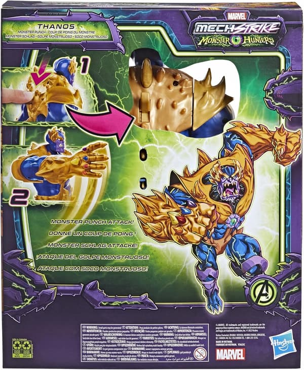 Hasbro Mechstrike Monster Hunter Thanos FIGURINE