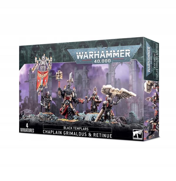 WARHAMMER 40K – BLACK TEMPLARS: GRIMALDUS & RETINUE