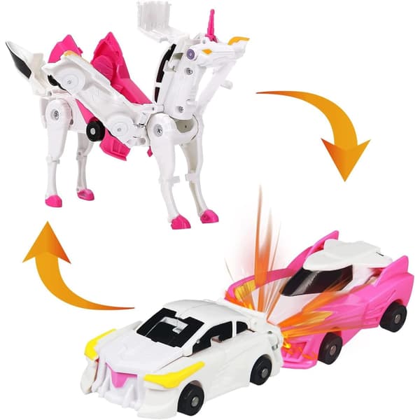 Transforming unicorn toy car for children – a present