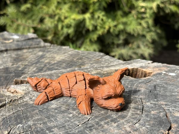 Yorkie 3D dog – segmented, movable figurine, charming ornament