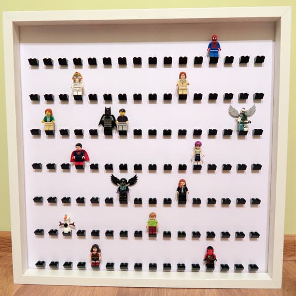 LARGE FRAME FOR 112 LEGO MINIFIGURES – 52 CM DISPLAY CASE