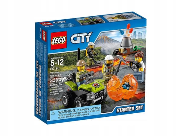 LEGO City – 60120 Volcano – Starter Set – New