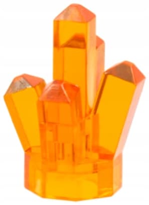 LEGO Orange Crystal 52 30385 Trans Neon Orange