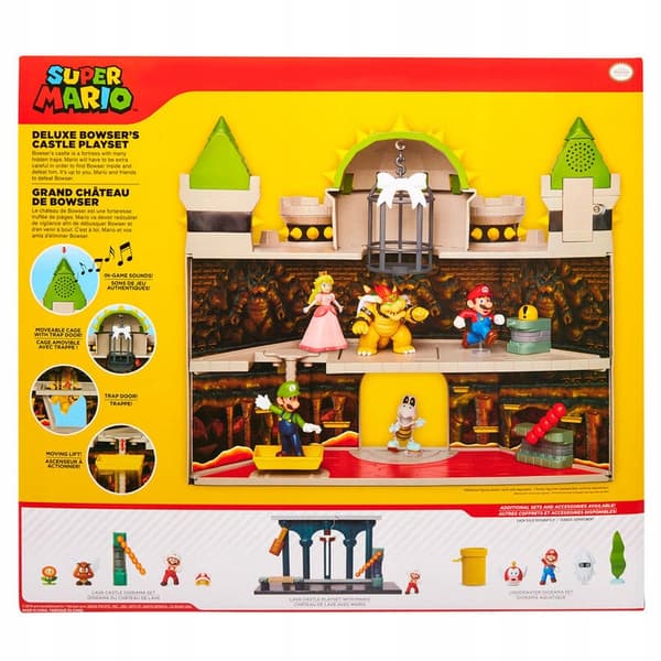 Bowser’s Castle Play Set with Deluxe Mario Bros Figures