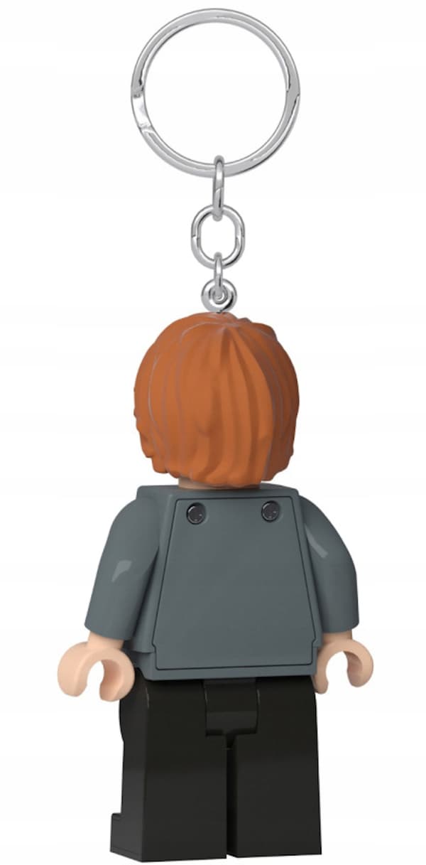 LEGO HARRY POTTER KEYRING TORCH RON WEASLEY FIGURINE KEYRING WITH TORCH