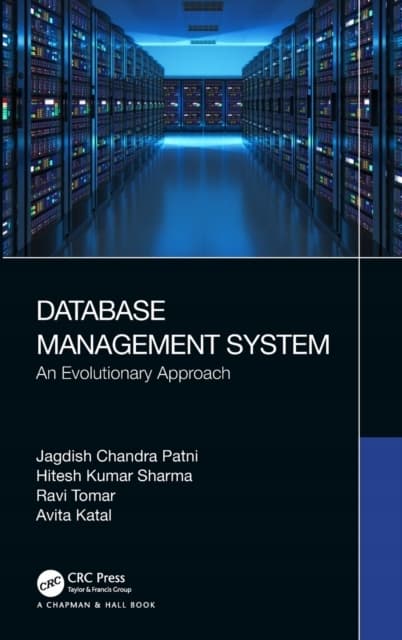 Database Management System JAGDISH CHANDRA (UPES DEHRADUN) PATNI