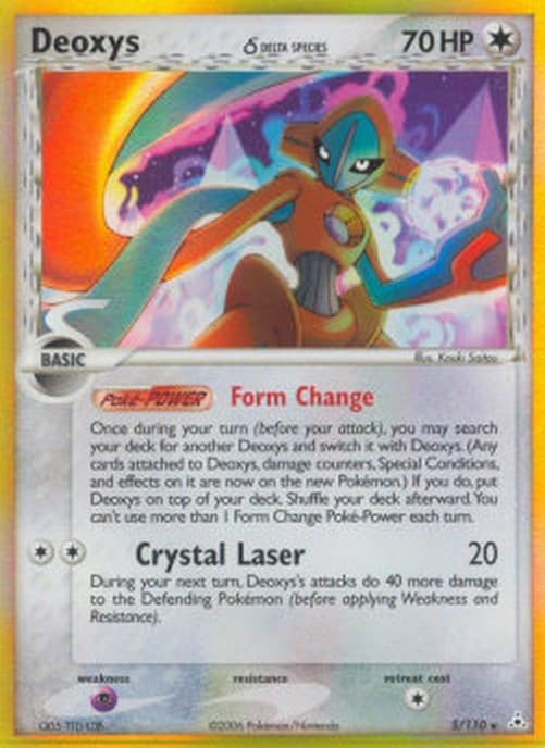 Pokemon Deoxys δ Delta Species