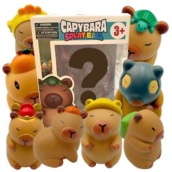 Capybara Figurine – Surprise Blind Box Toy – Large