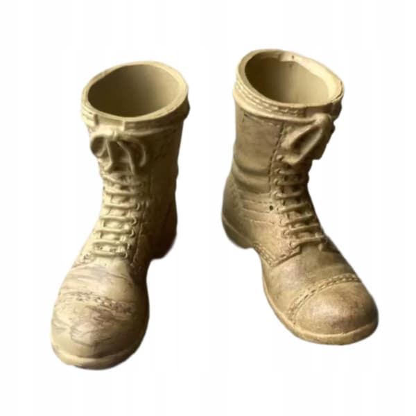 Miniature lacing in 1:6 scale Boot Realistic accessories Retro outfit
