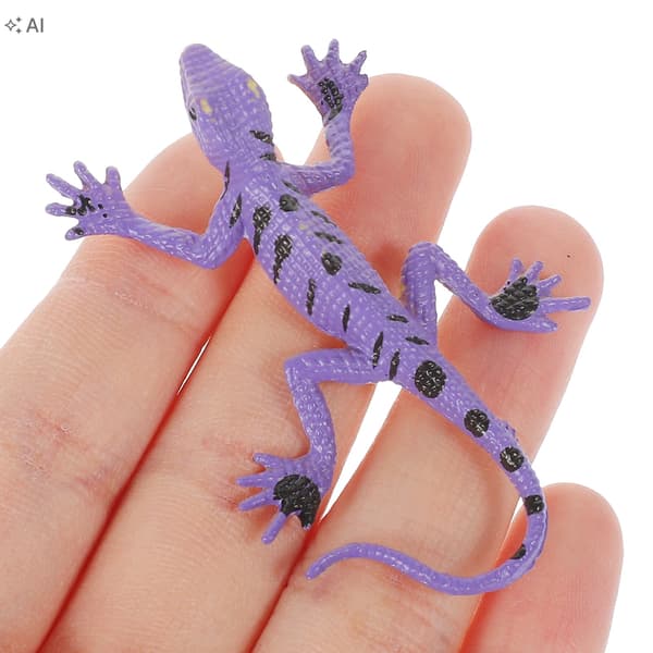 12-PIECE REALISTIC MINI LIZARD SET, COOL REPTILE MODELS