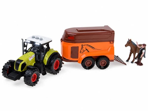 HORSE PEN SET WITH TRACTOR AND TRAILER