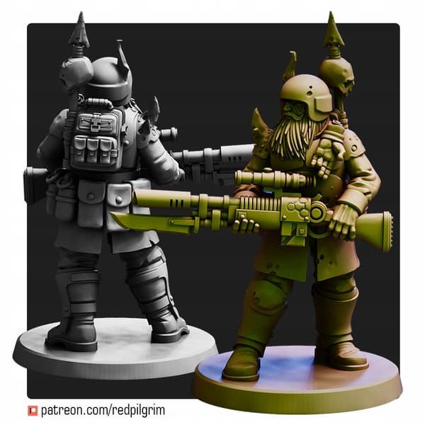 Oathbreakers Miasmic Cohort x5 Red Pilgrim Miniature