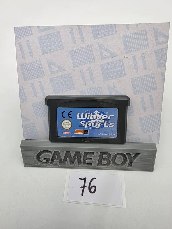GAME BOY ADVANCE WINTER SPORTS – ORIGINAL CARDBOARD BOX