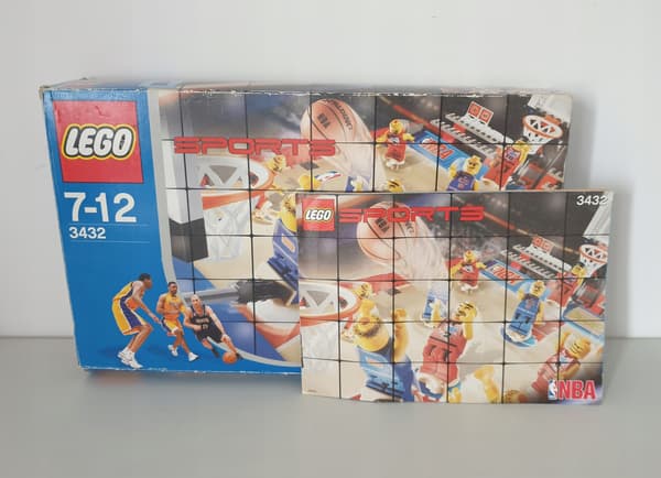Lego 3432 NBA Challenge box and instructions