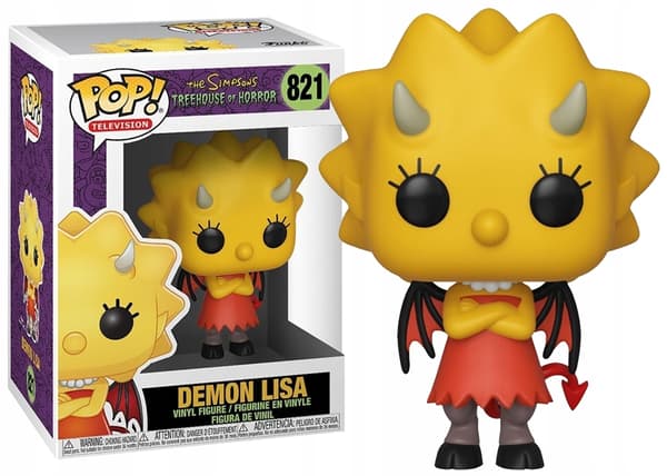 Funko Pop! The Simpsons Demon Lisa Figure, 9 cm