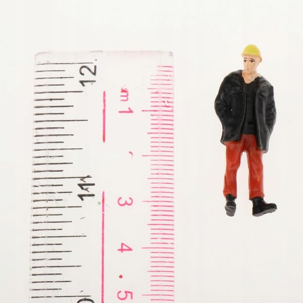 6 pieces, 1/50 scale, black