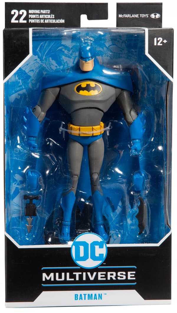 Large DC Multiverse Animated Batman Figurine, 18cm.