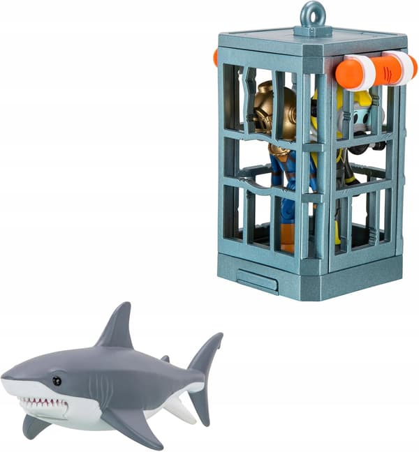 DEVSeries Roblox CRS0052 CRS0053 Shark Cage Figures