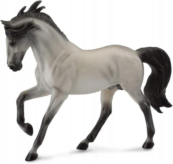 GREY ANDALUSIAN STALLION [FIGURINE]