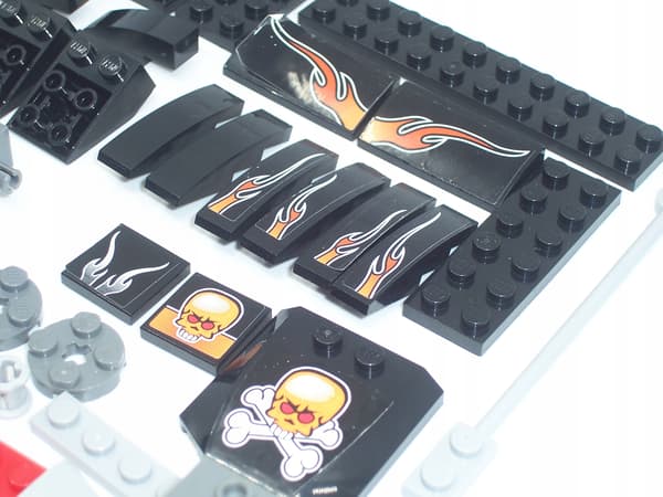 Second-hand LEGO Racers 8164 Extreme Wheelie, pull-back car
