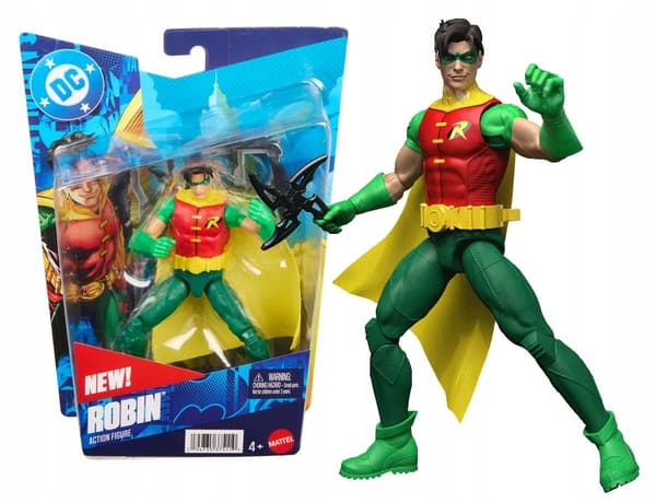 DC COMICS ROBIN 17cm Superhero Figure + accessories