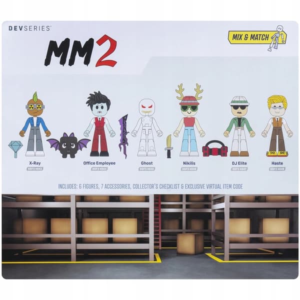 Roblox Powers Pack Figures Set of 6 Figures + Online Code – Genuine
