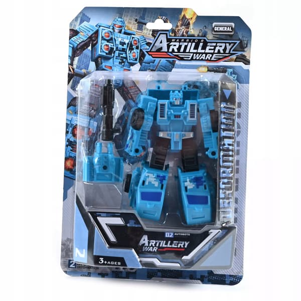 2-IN-1 MILITARY ROBOT TRANSFORMS INTO DIFFERENT COLOURS.