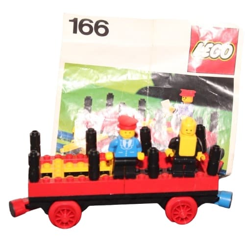 LEGO CITY TOWN TRAIN 166 INSTRUCTION SET with Flat Wagon instructions