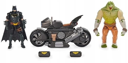 DC Comics, Batman Transforming Batcycle Battle Pack with Exclusive 10-cm Ki