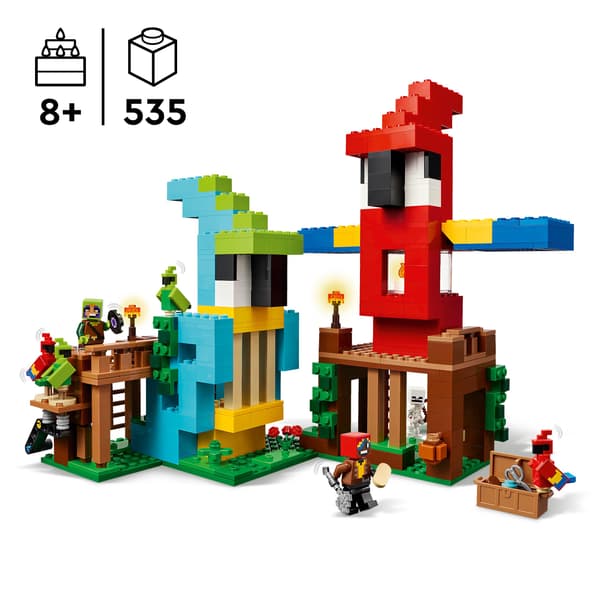 LEGO MINECRAFT 21282 PARROT HOUSES