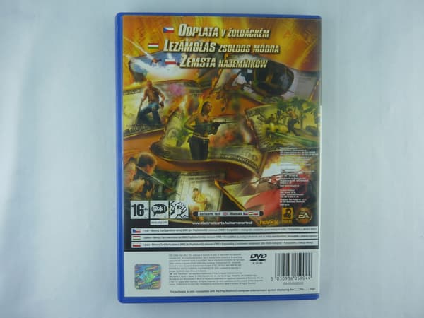 MERCENARIES 2 WORLD IN – disc in very good+ condition, complete set with Polish PS2 version