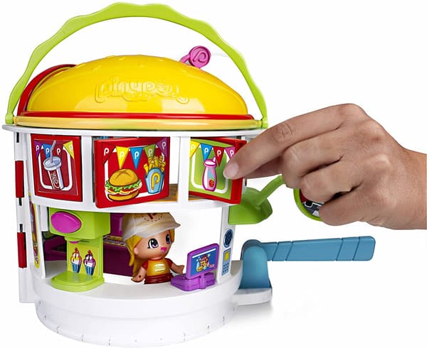 Pinypon City BURGER SHOP + DOLL Set