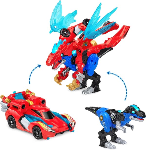 VTECH Switch & Go Dinos T-Rex Dragon Armour Interactive Figure