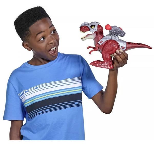 Robo Alive Dino Wars T-REX Interactive Dinosaur – Lights, Sounds, Weapons – Ages 3+