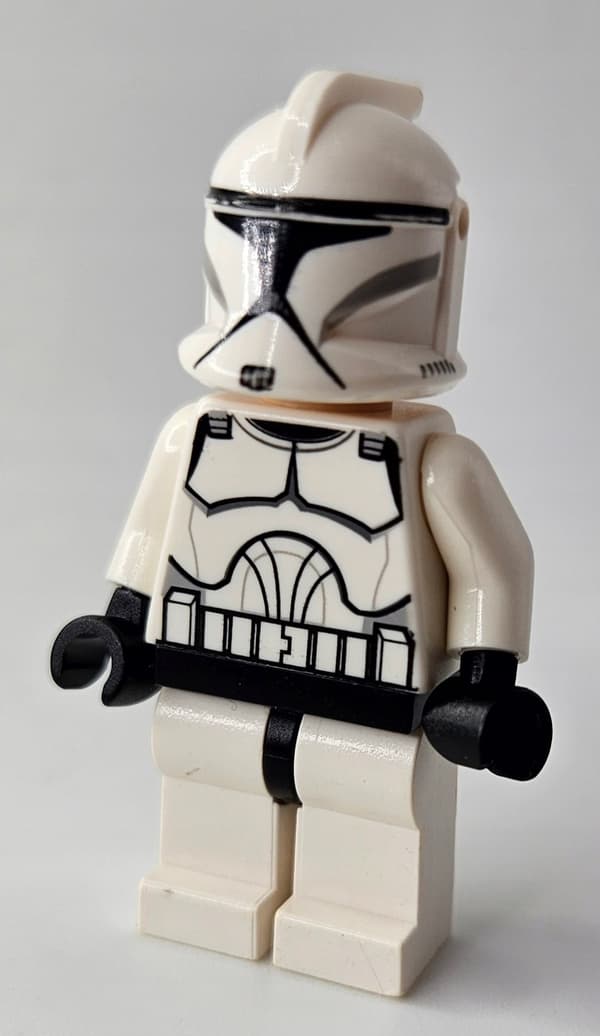 Lego Star Wars minifigure sw0201 Clone Trooper (Phase 1) DEFECT /